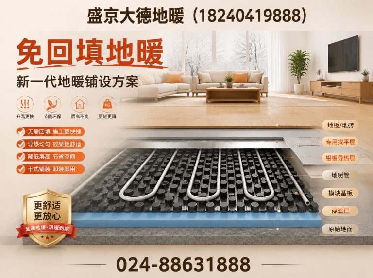 沈河区免回填地暖展示图